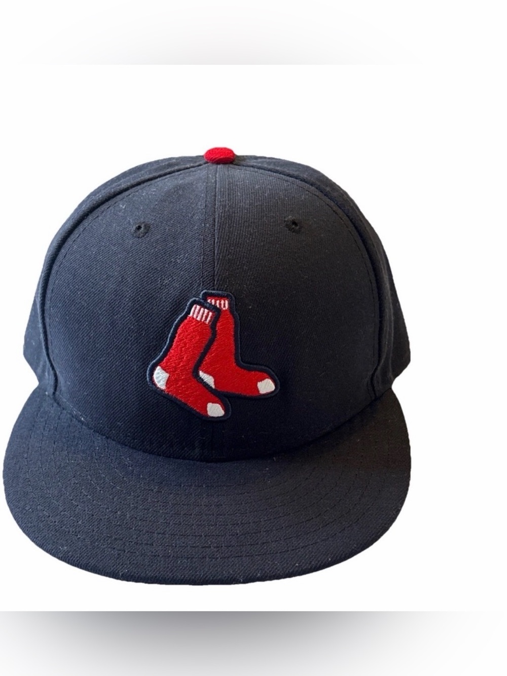 Boston Red Sox Men’s Baseball New Era 59Fifty Hat Cap 7 1/2 Blue MLB Authentic
